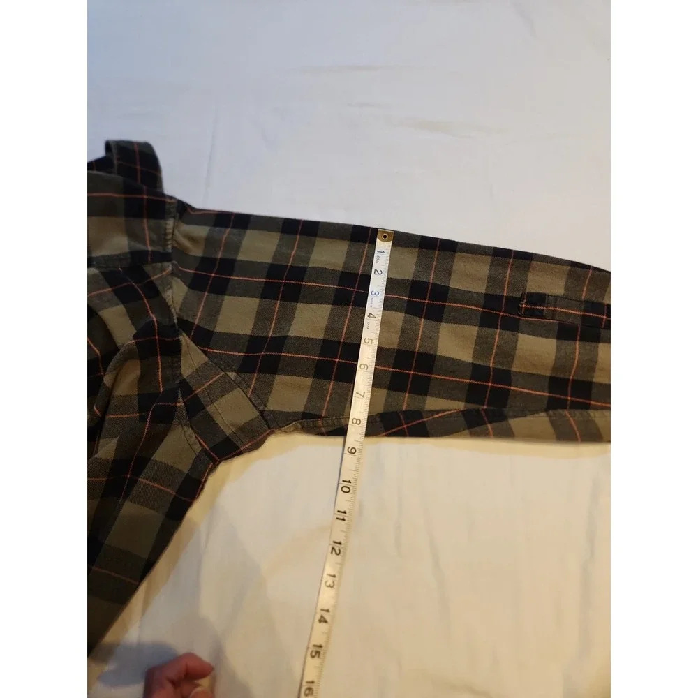 Deluth‎ Trading Co MagnaReady Flannel Shirt Mens XL Olive Plaid Magnetic Closure
